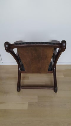 Awesome Pair of Don Shoemaker Rosewood Swinger Chairs