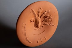 Pablo Picasso "Visage En Gros Relief" Ceramic Plate Limited