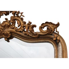 French Gilt Pier Gold Framed Mirror
