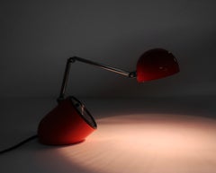Bright Red Vintage Prestigeline Folding Desk Lamp