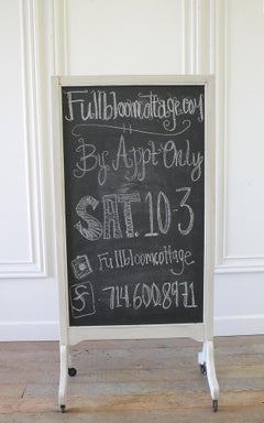 Vintage Rolling School House Chalkboard