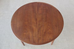 Teak Coffee Table with Caned Shelf, Denmark, 1950s