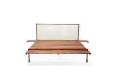 Customizable Bed Frame with Side Tables and Bench