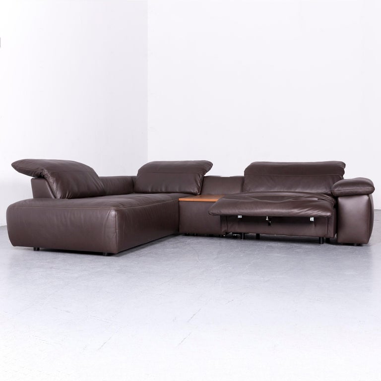 Mondo Merit Designer Corner Sofa Leather Brown Electric Function Couch For  Sale at 1stDibs | mondo marit, mondo couch