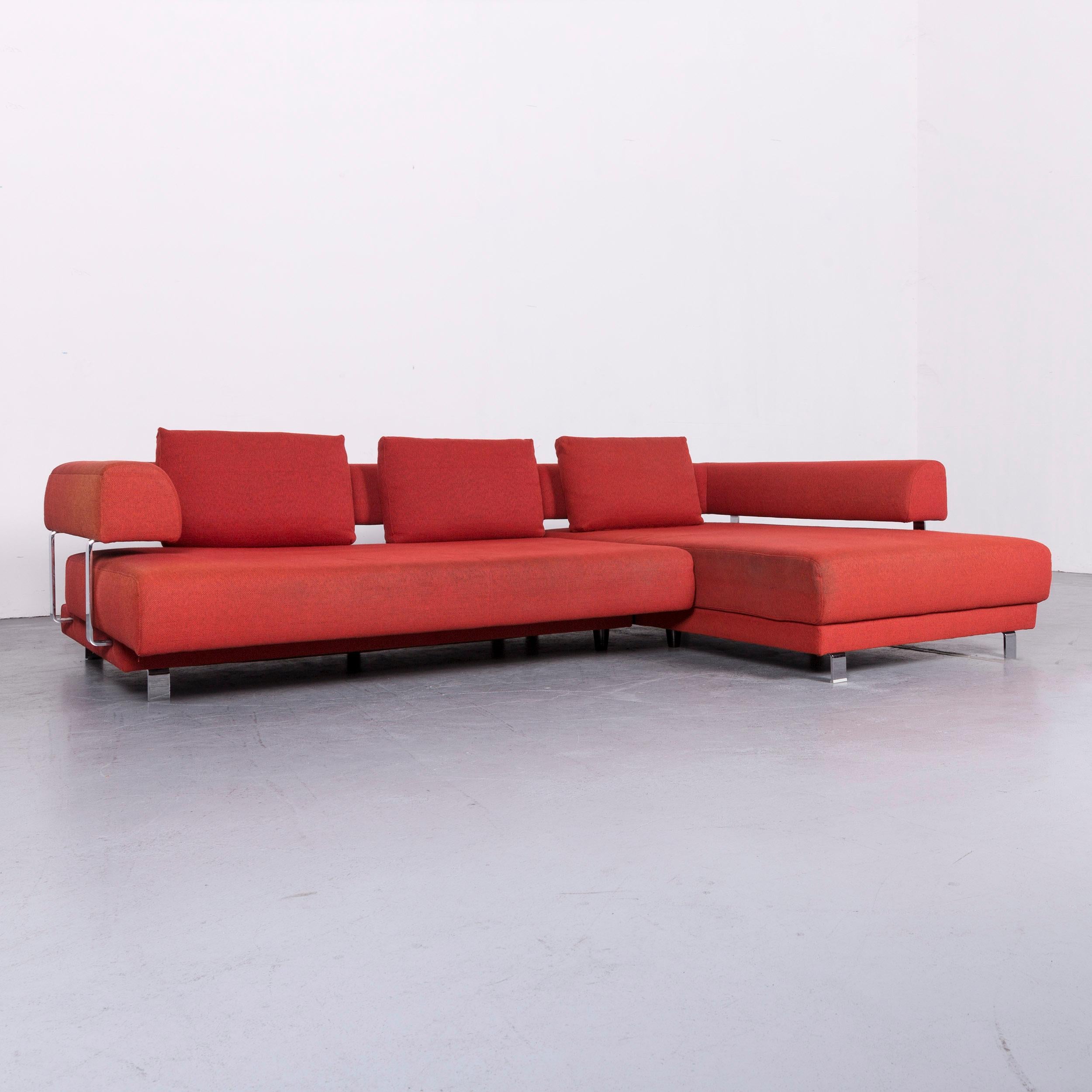 We bring to you an Ewald Schillig brand face designer sofa fabric red corner couch.