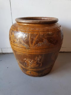 Early 20th Century Chinese Terracotta Vase, Large Model