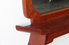 Studio Craft Teak Mirror by Steph D'Ascanio 1996