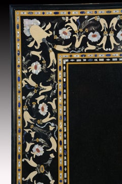 Rectangular Tabletop, Marbles and Hard Stones, Late 20th Century