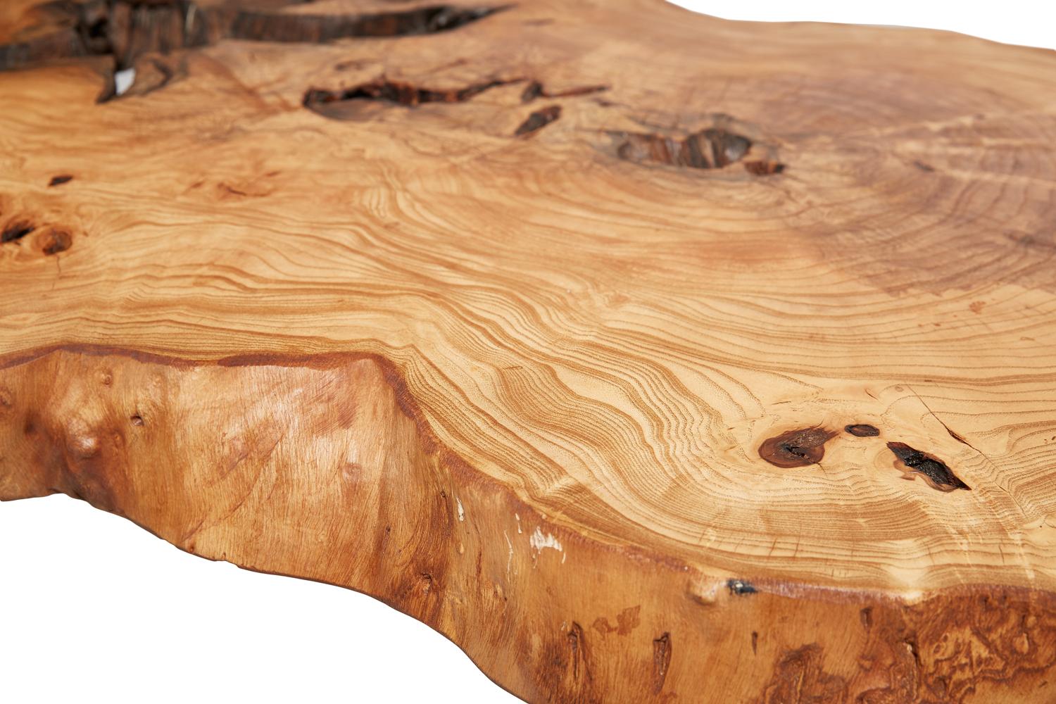 Introduce a raw naturalistic style to your living space with a naturalist live edge coffee table. Using only salvaged wood, it takes a hunter’s eye to recognize them in the wild. It takes a creative visionary to see each fallen tree as a powerful