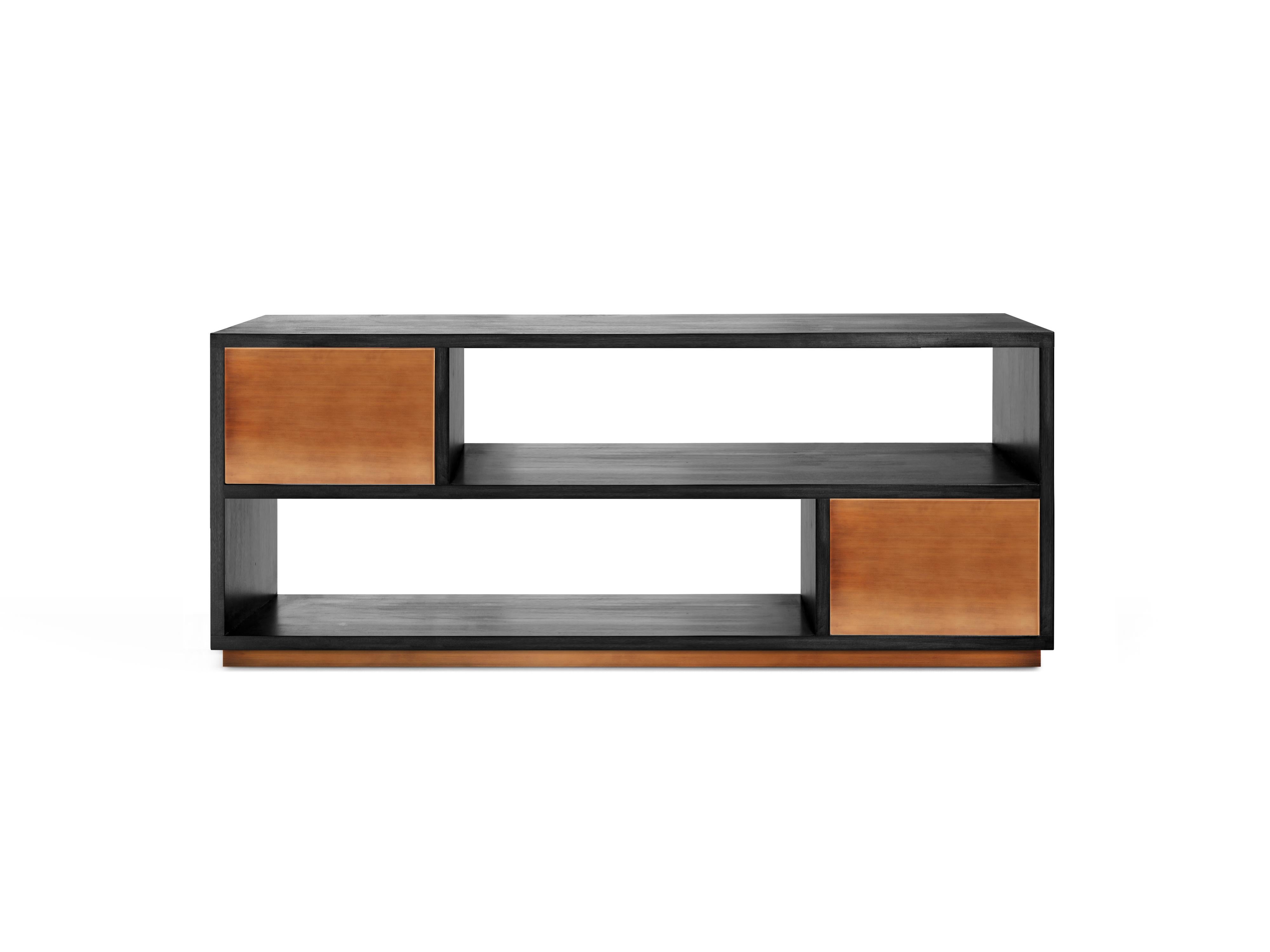 The title is after the Icelandic waterfall Svartifoss. 


The high end modern media console Svartifoss offers the ultimate in unmistakable contemporary style. Superbly executed by european master craftsmen this console is particularly outstanding