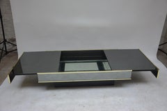 Midcentury Cocktail Table or Dry Bar by Willy Rizzo for Cidue