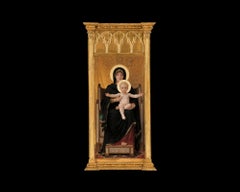 Virgin and Child After Oil Painting by Baroque Revival Artist William Bouguereau