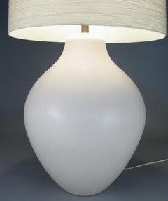 Large 1960s Danish Ceramic Lamp by Lotte & Gunnar Bostlund