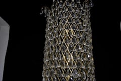 Sexy Pair of 1960 Crystal Lights