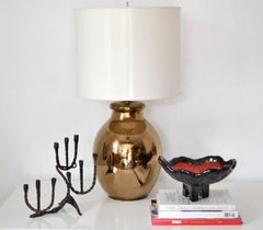 Midcentury Ceramic Footed Bowl