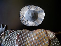 Roger Capron, Raku Panel, France, 1991