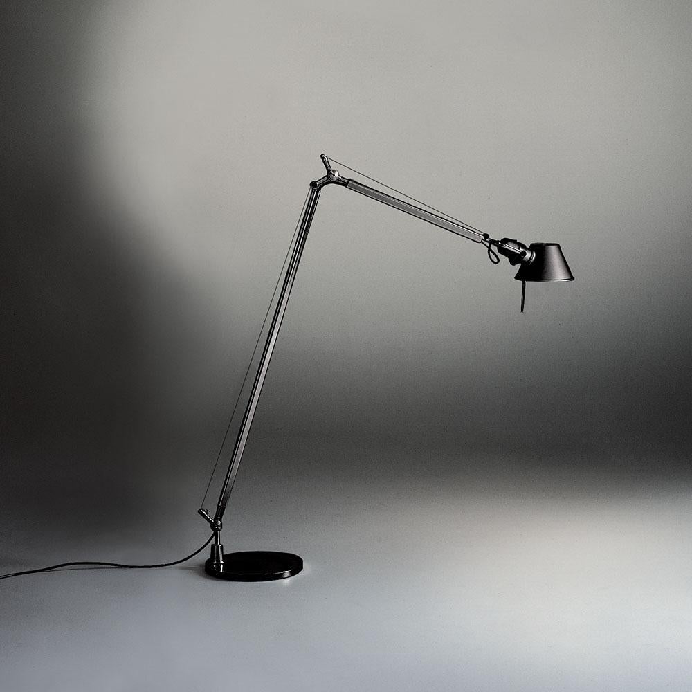 Moderne Lampe de lecture Artemide Tolomeo noire par Michele De Lucchi & Giancarlo Fassina en vente
