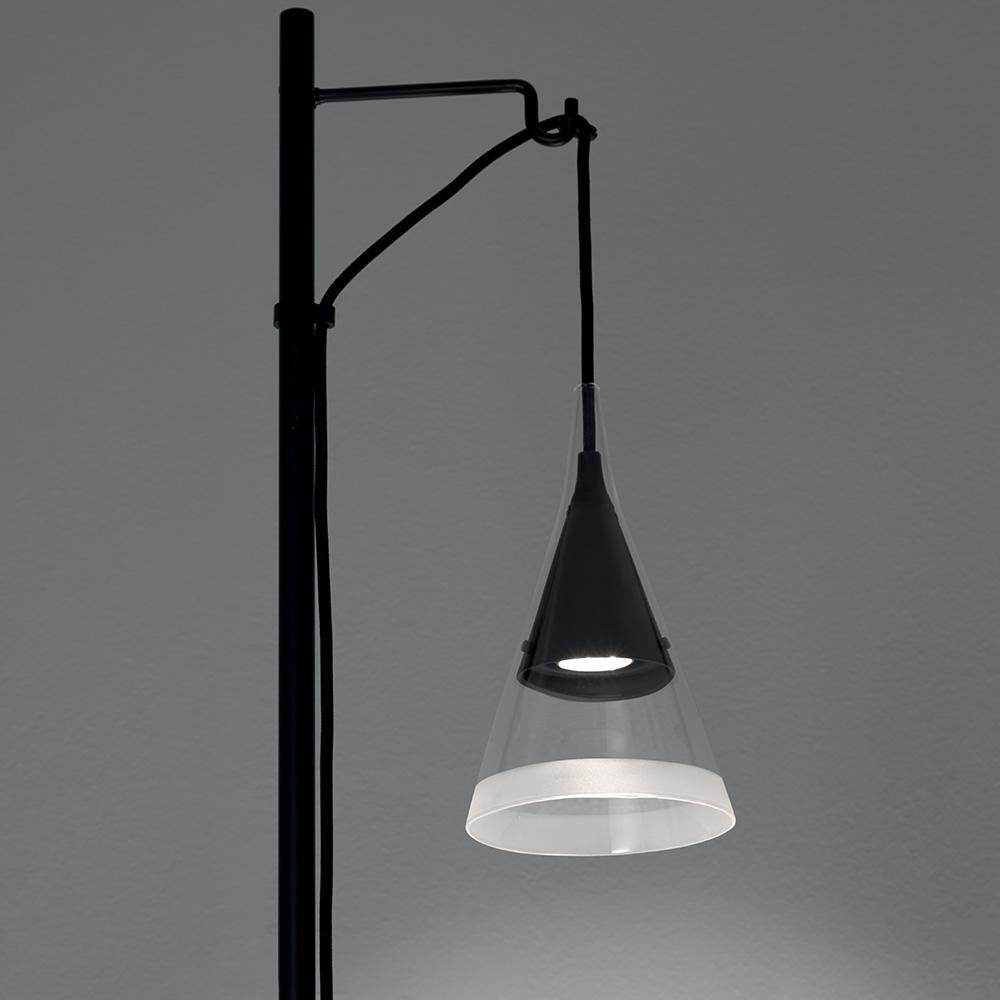 Modern Artemide Vigo Floor Light in Black by David Chipperfield For Sale
