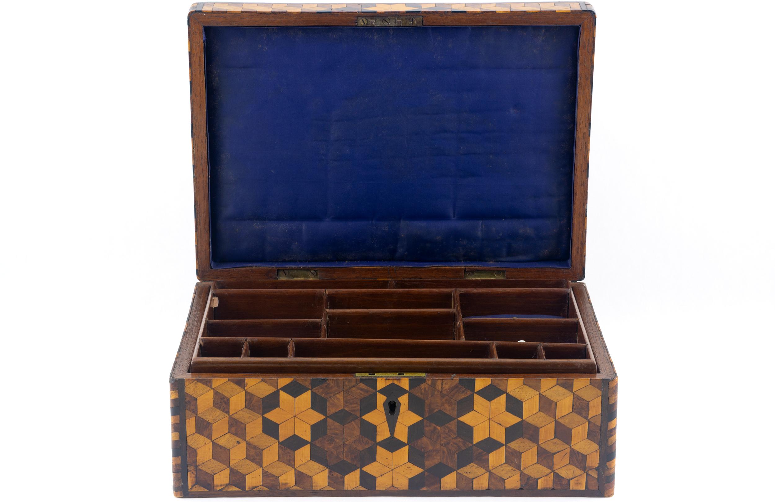 Empire Marquetry Sewing Box