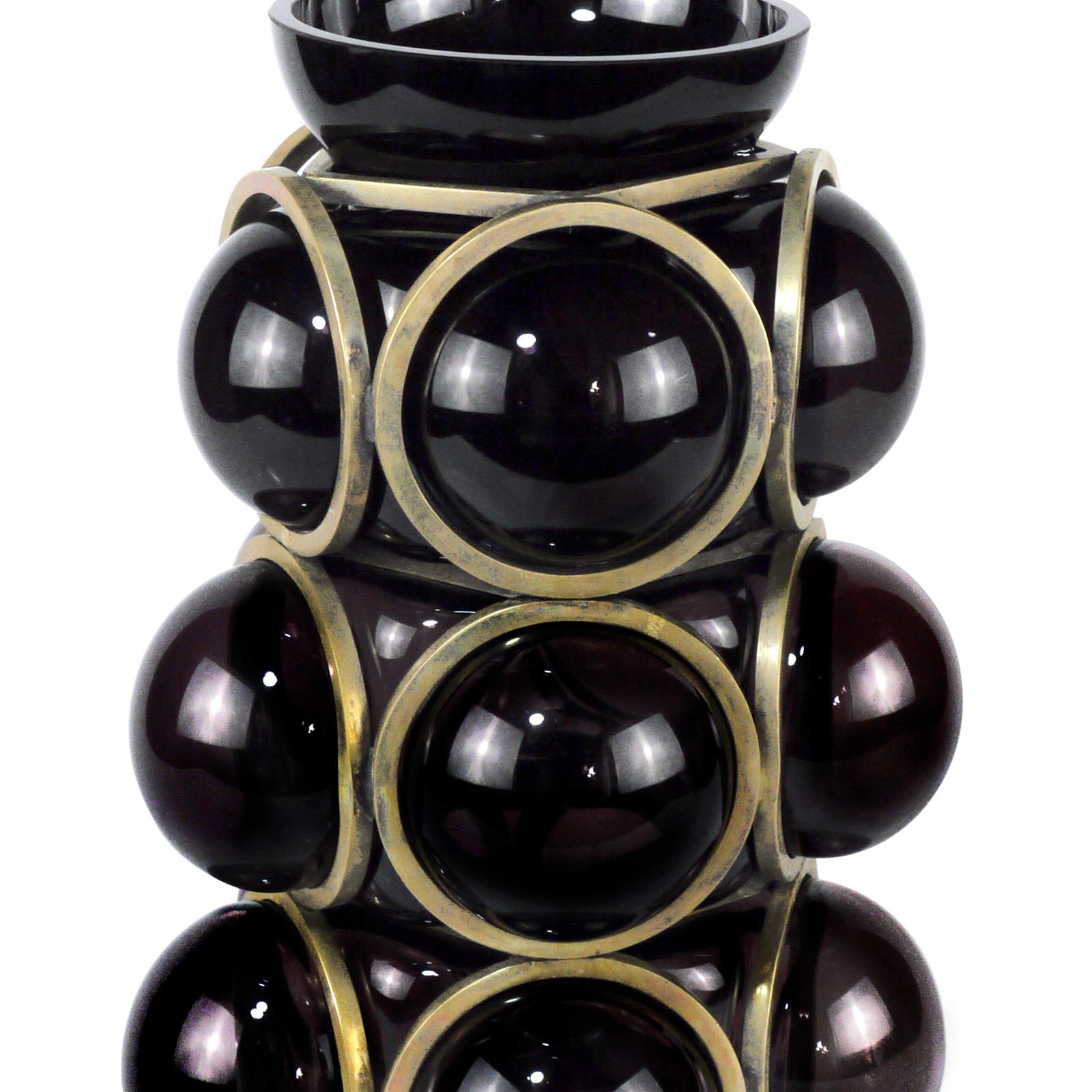 glass sphere vase