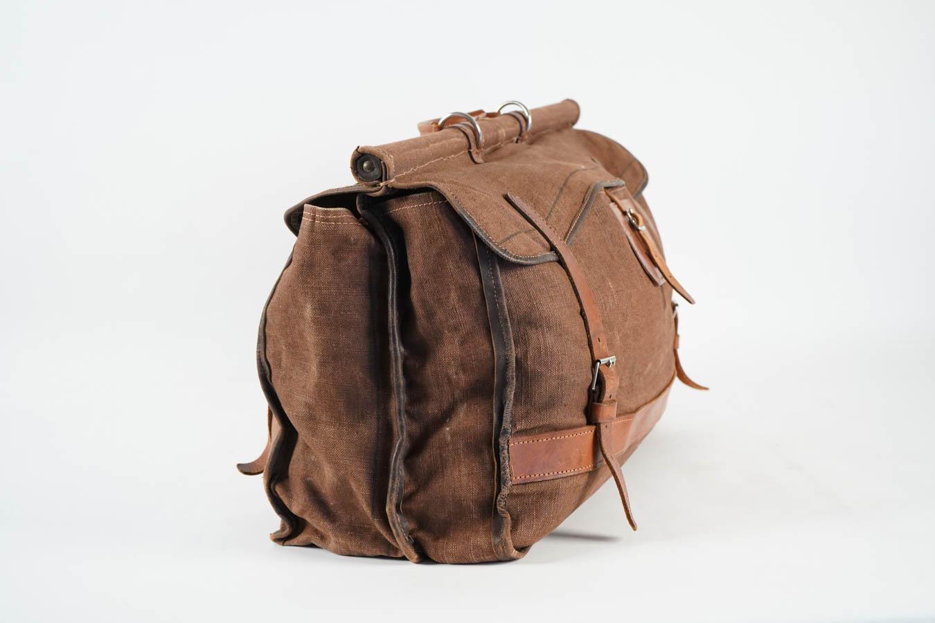 Belle Époque Hand Bag in Leather, Vintage 1950, in Excellent Original Condition
