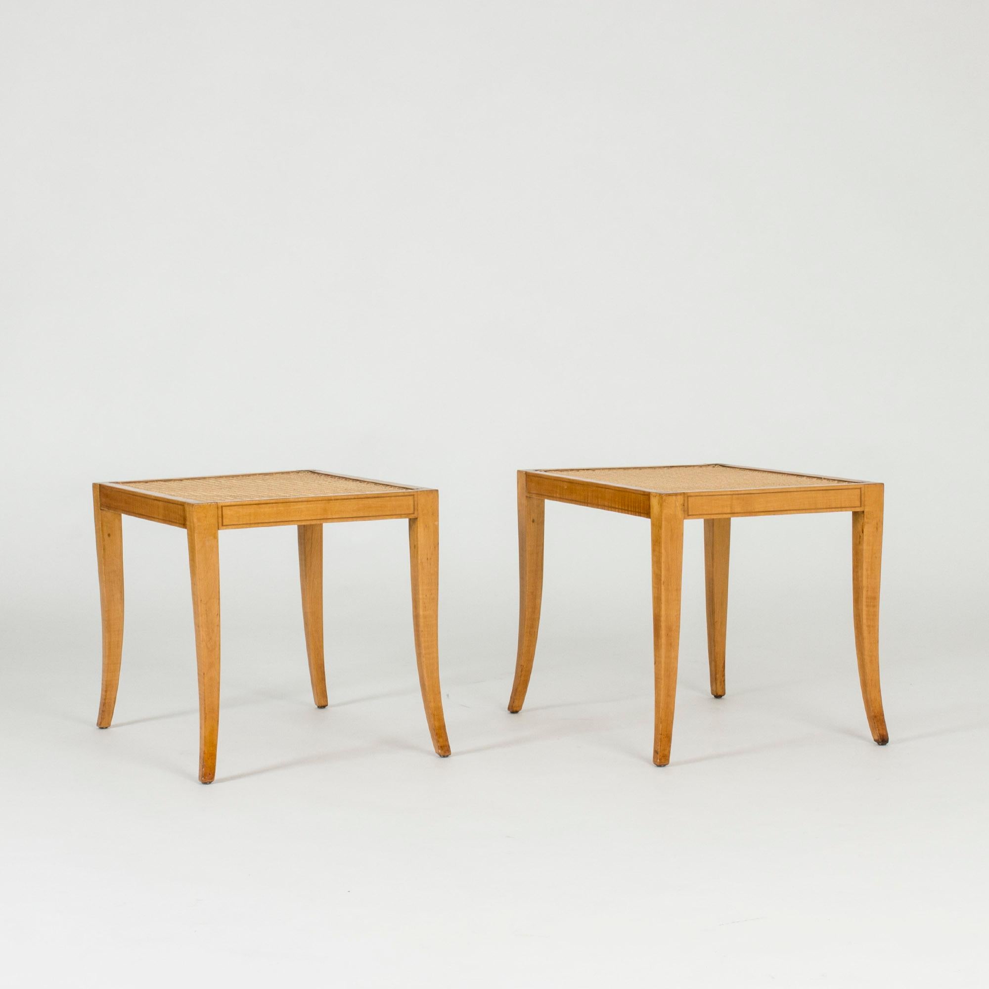Scandinavian Modern Pair of midcentury stools by Frits Henningsen