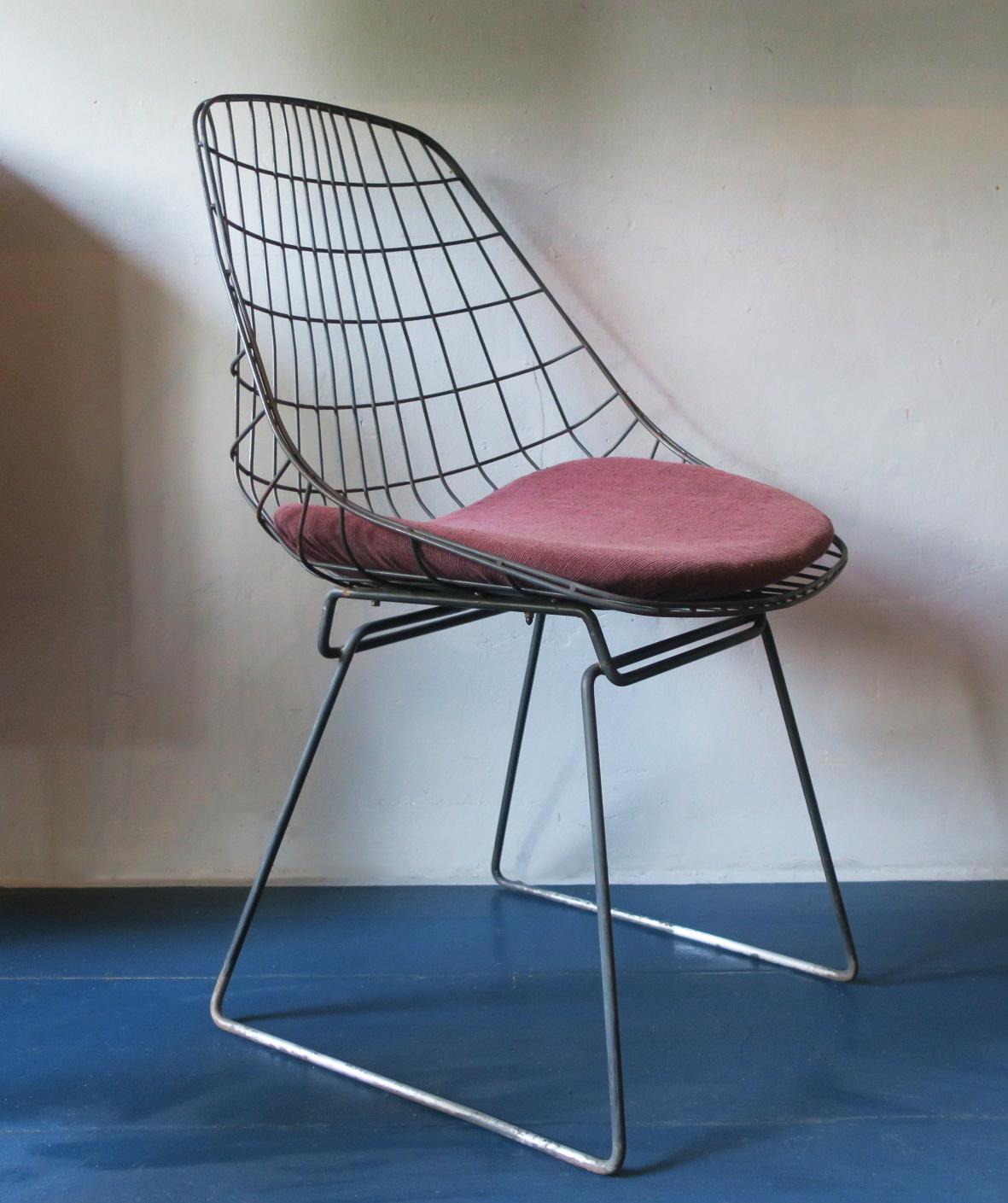 Dutch Midcentury Cees Braakman SM05 Chair 1950s For Sale