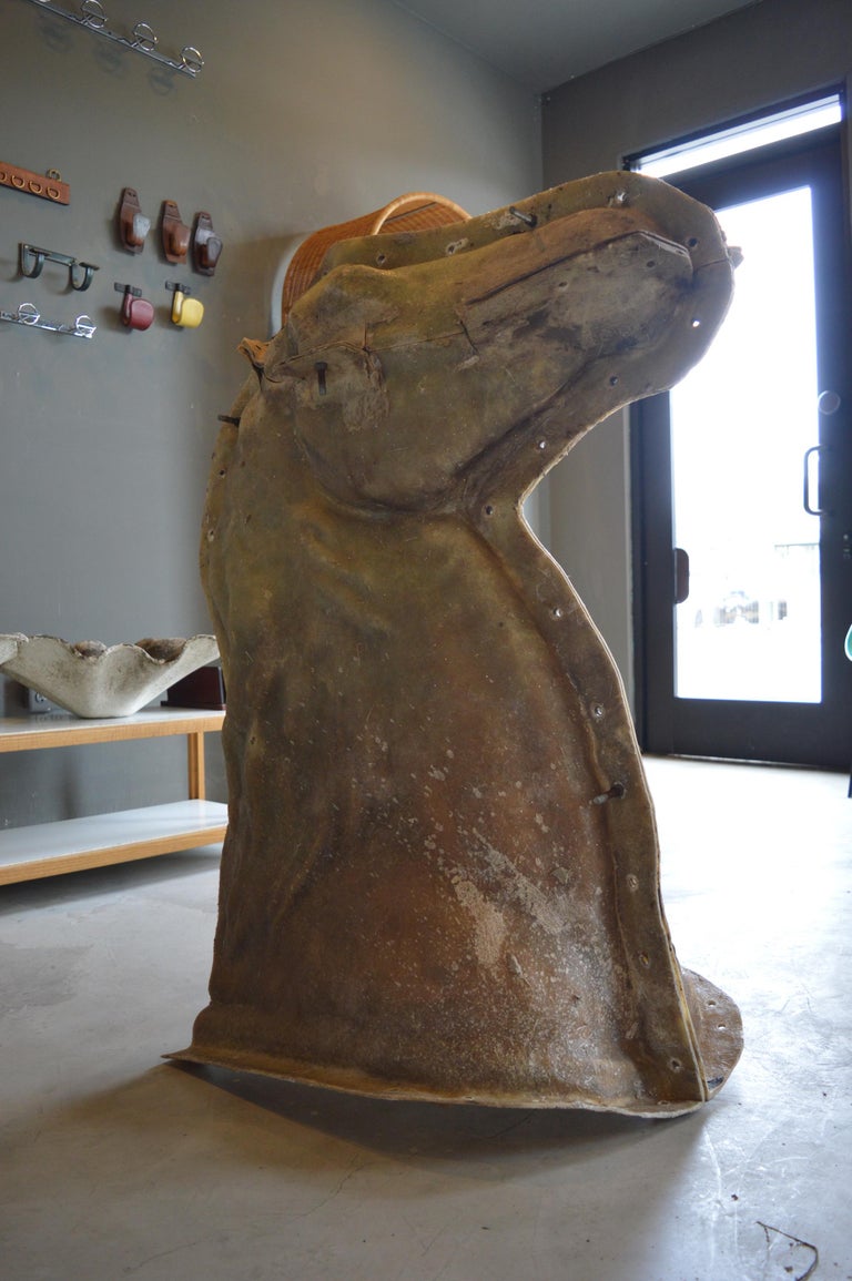 Lifesize Fiberglass Horse Head Mold For Sale at 1stDibs