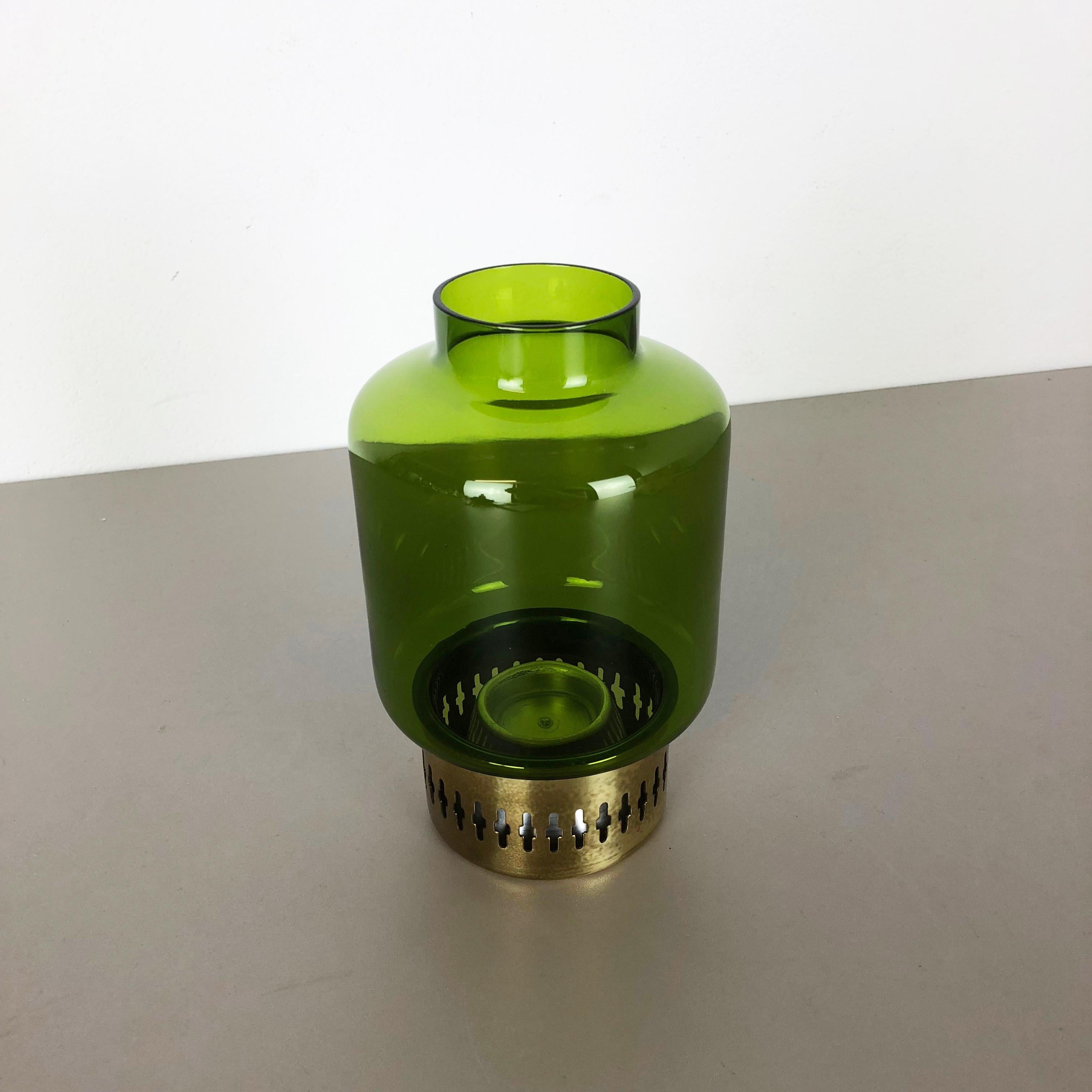 Mid-Century Modern Vintage 1960s Brass Candleholder by Hans-Agne Jakobsson Made in Sweden