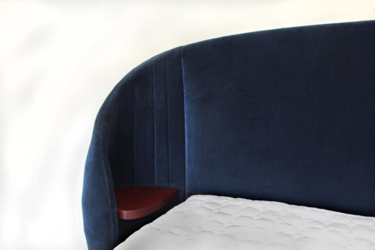 Shell Headboard in Upholstered Fabric For Sale at 1stdibs