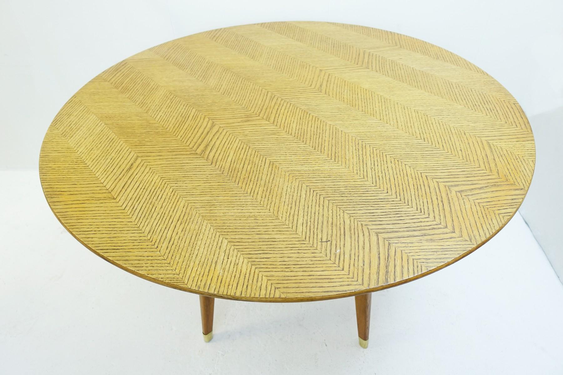 Mid-Century Modern Rond Dinning Table by Gio Ponti, Italy, 1950s