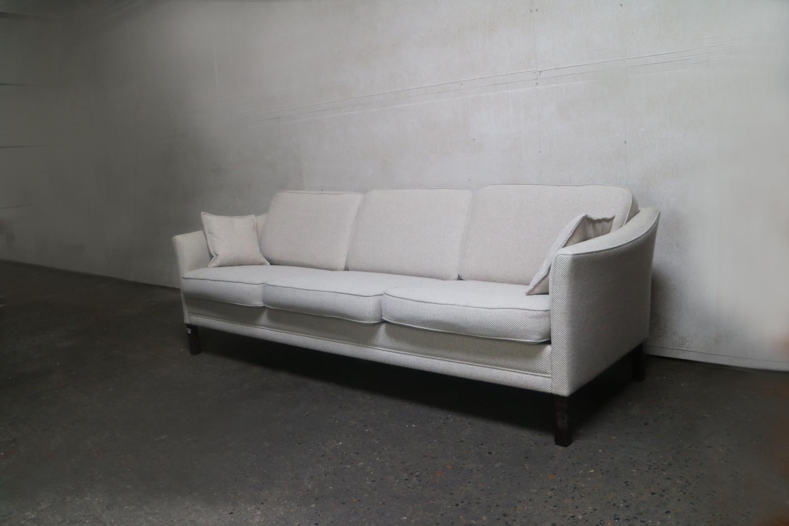 Mid-Century Modern 1970s Danish Midcentury Sofa with Original Wool Upholstery