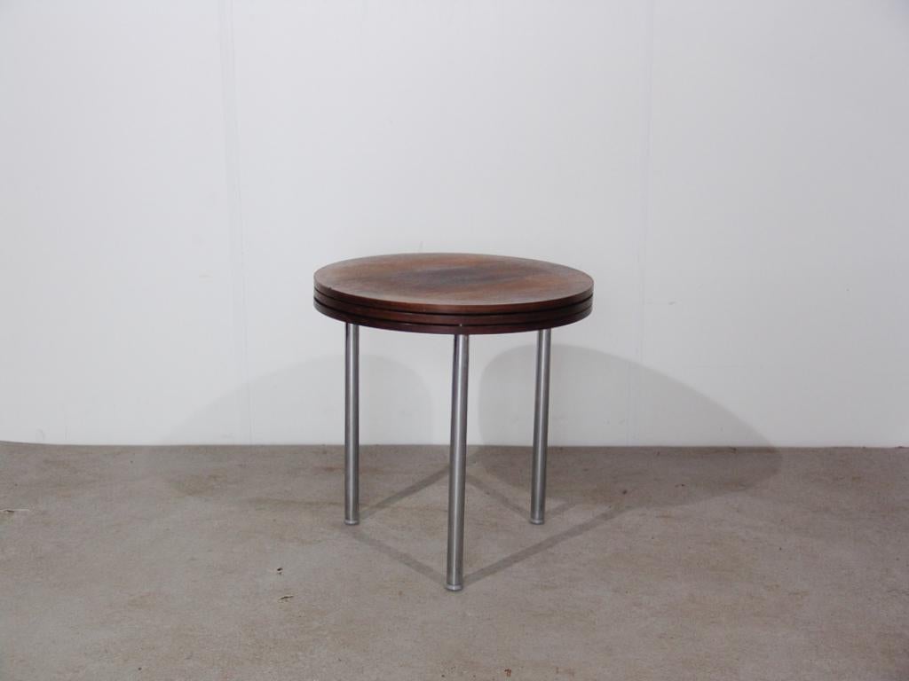 Scandinavian Modern Rare Poul Nørreklit for Petersen Round Nesting Tables Rosewood, Denmark, 1960s