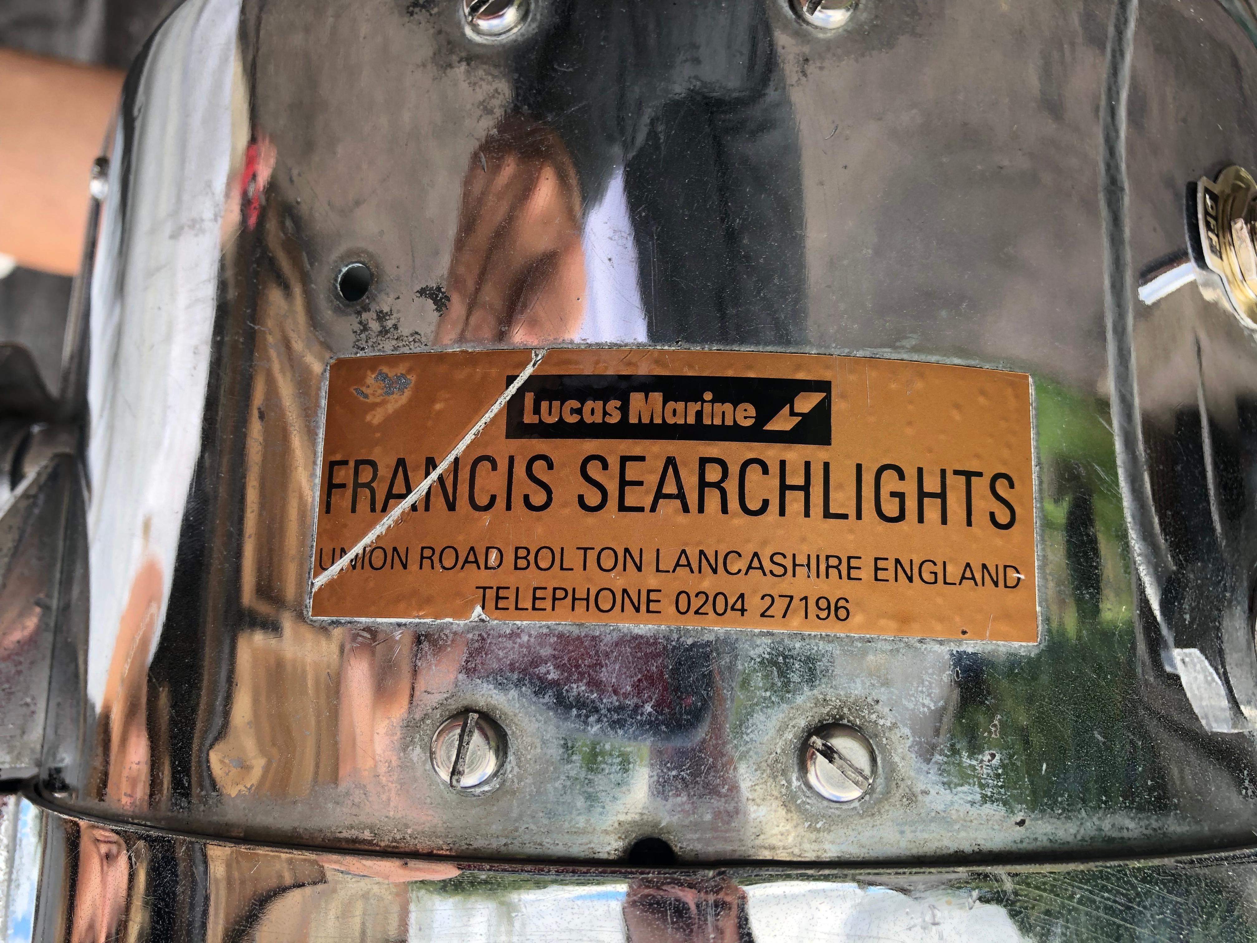 antique searchlight