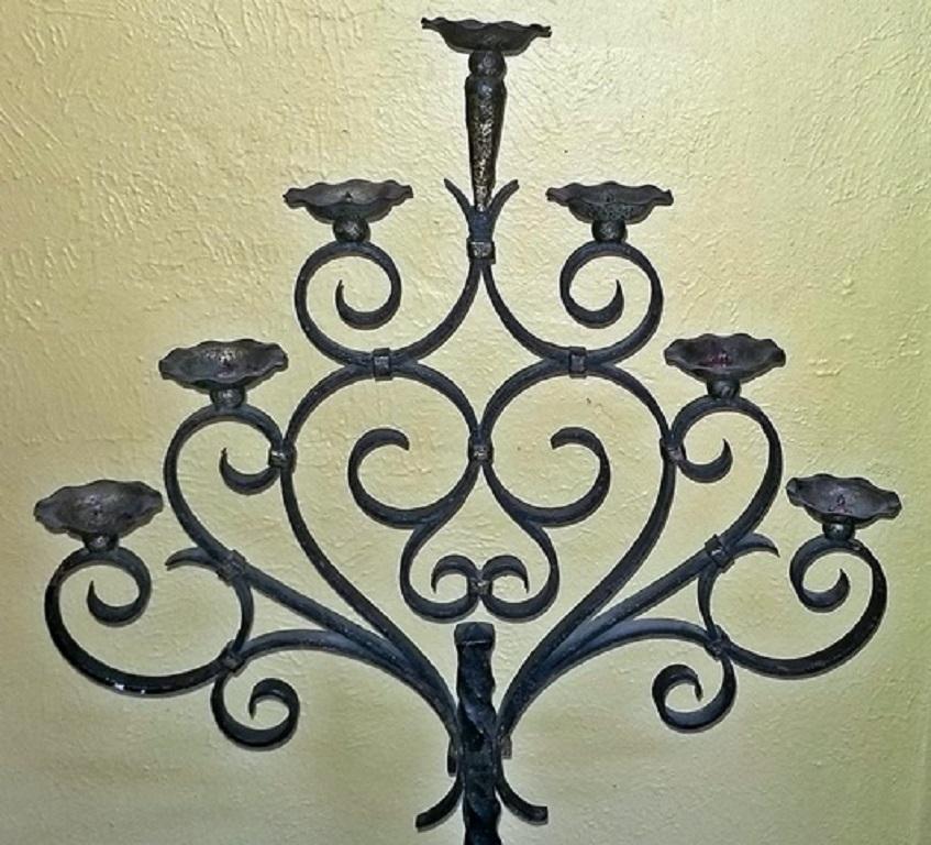 cast iron candelabra