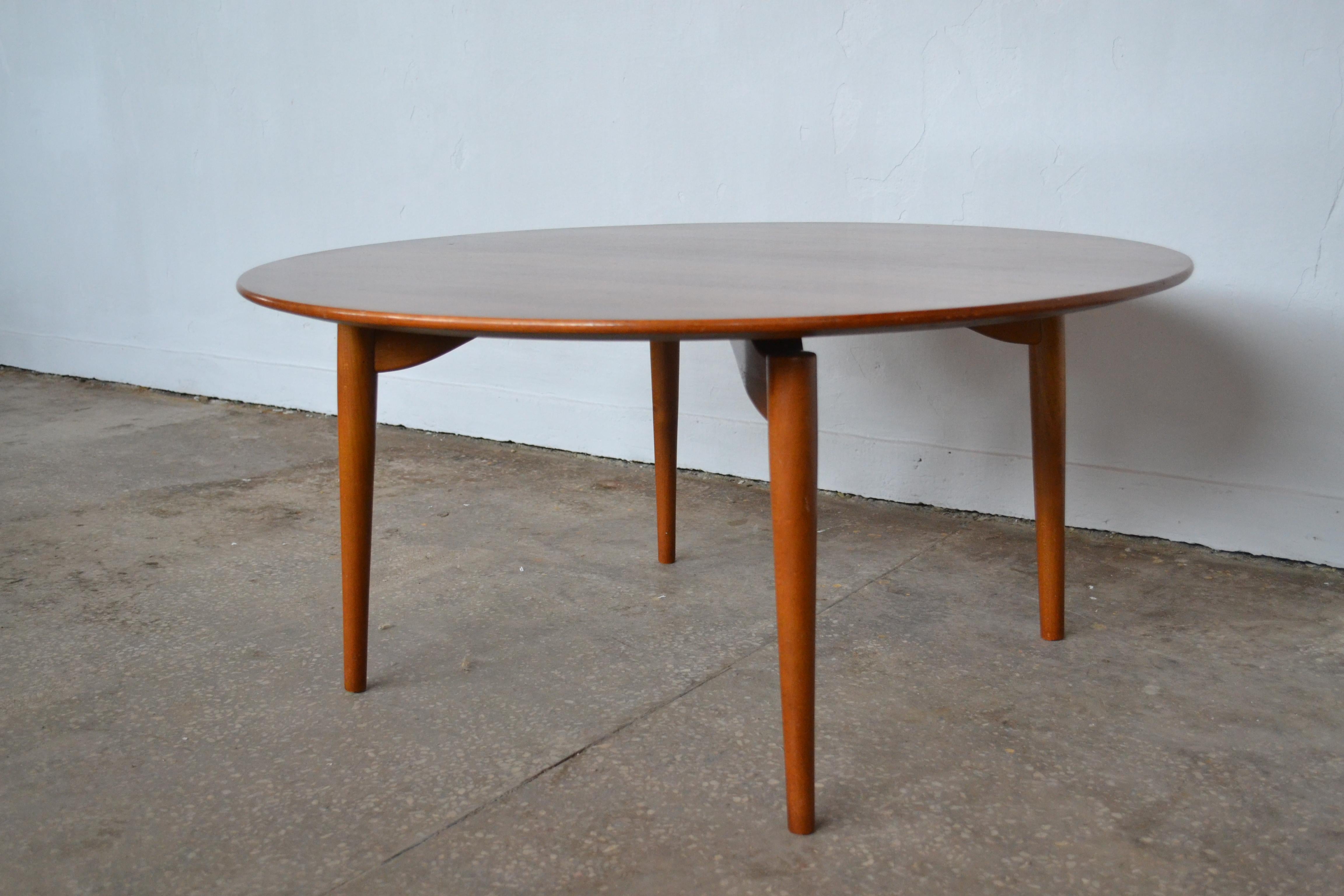 Mid-Century Modern Coffee Table by Grete Jalk for Poul Jeppesen, 1950s For Sale