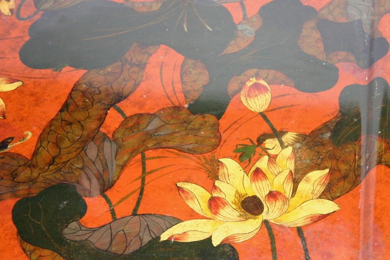 Japanese Painted Coffee Table at 1stDibs