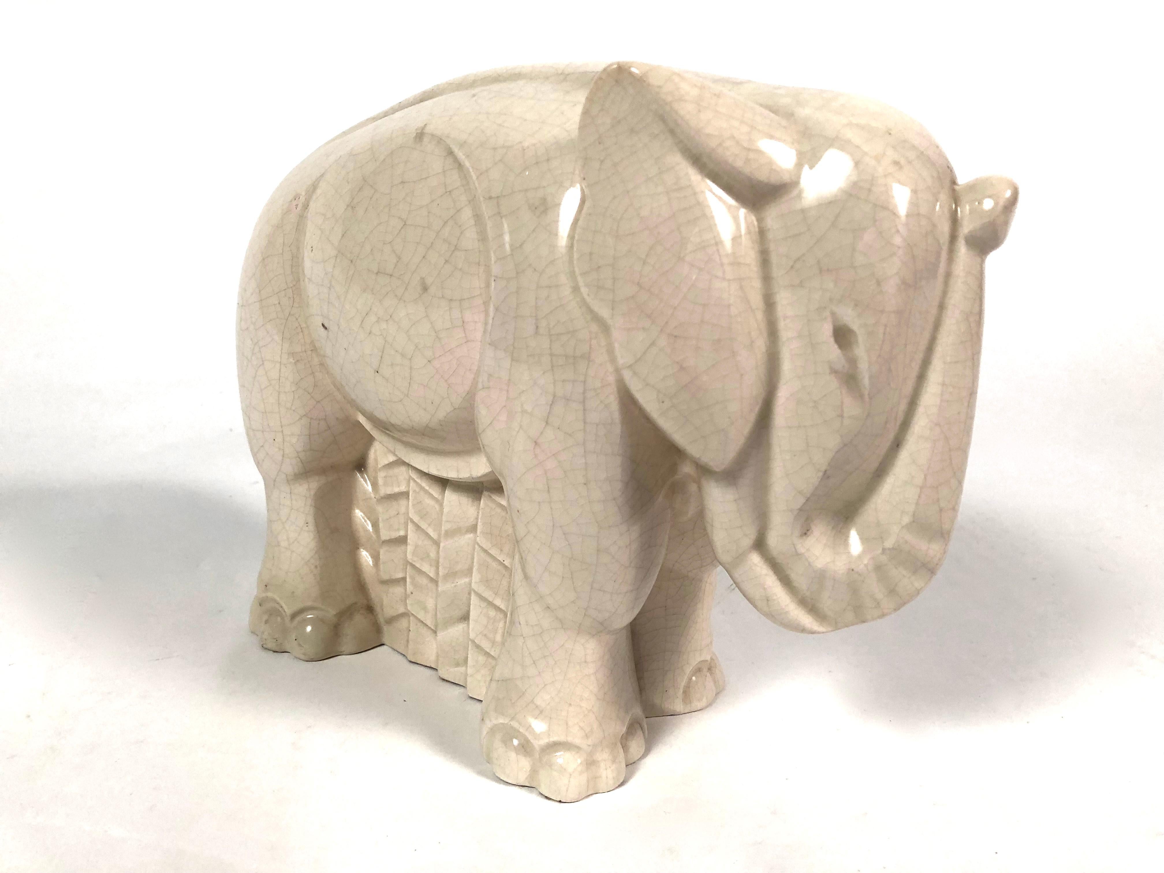 art deco elephant