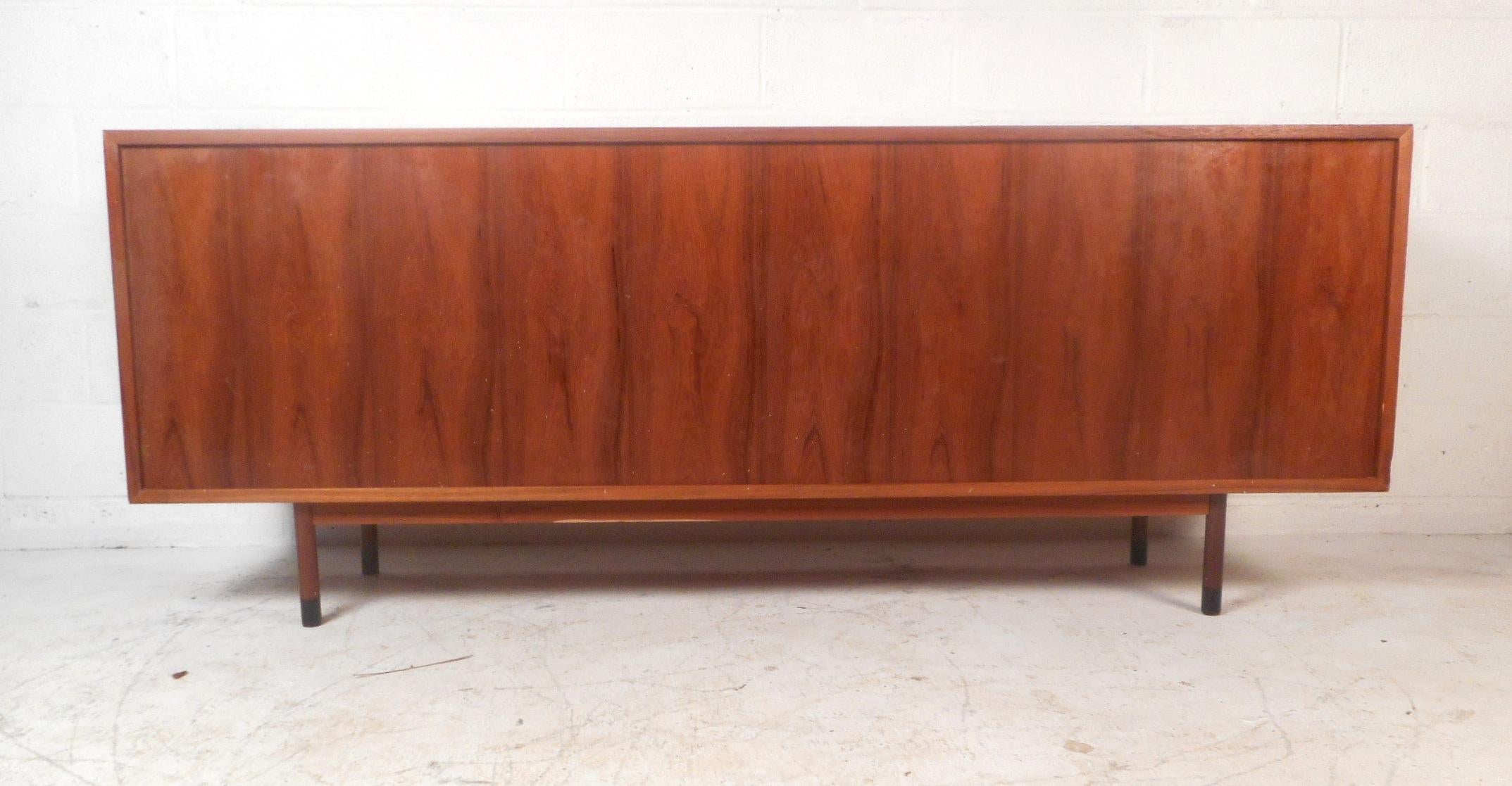 Mid-Century Modern Beautiful Midcentury Italian Teak Credenza For Sale