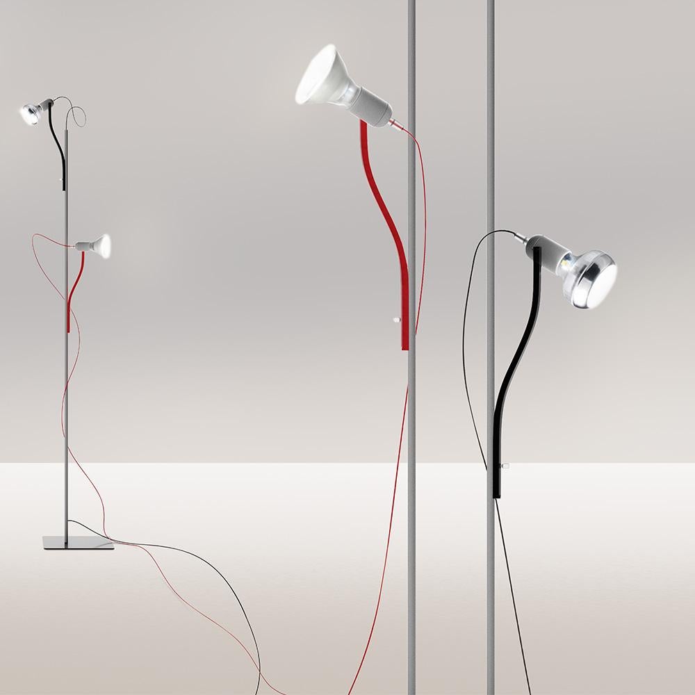 Italian Artemide Brazil Floor Lamp in Aluminum by Alberto Zecchini