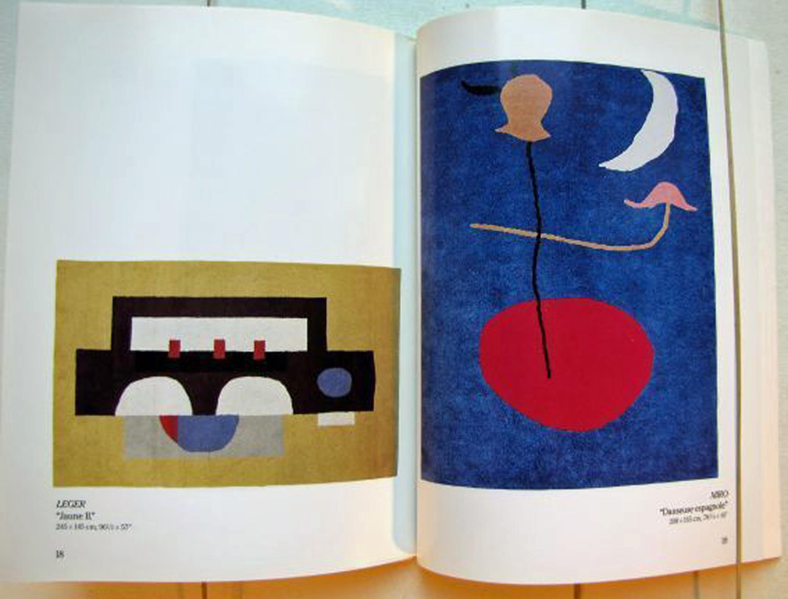 Modern Joan Miro Rug by Marie Cuttoli & Luci Weill For Sale