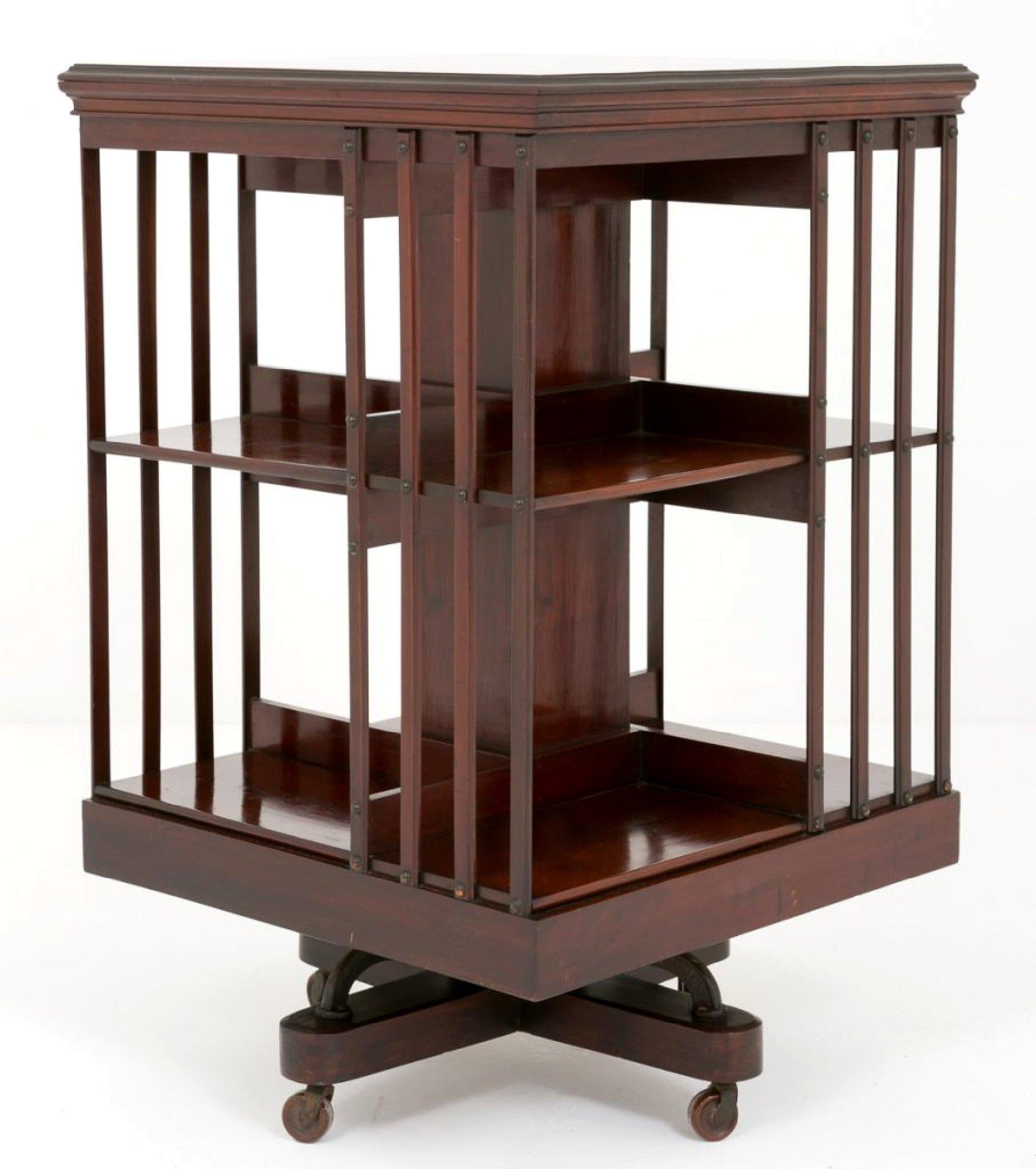 British Late 19th Century Book Display Side Table