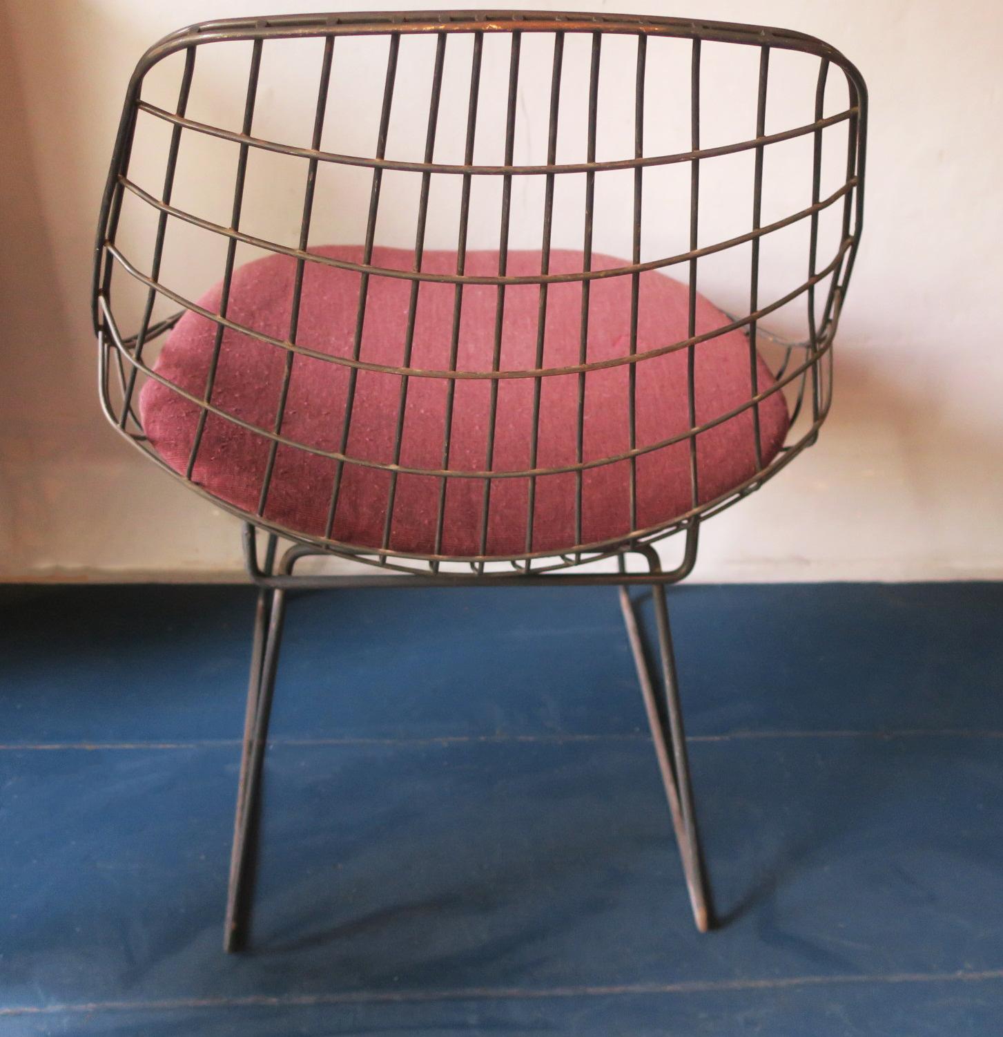 Midcentury Cees Braakman SM05 Chair 1950s In Distressed Condition For Sale In Berlin, DE