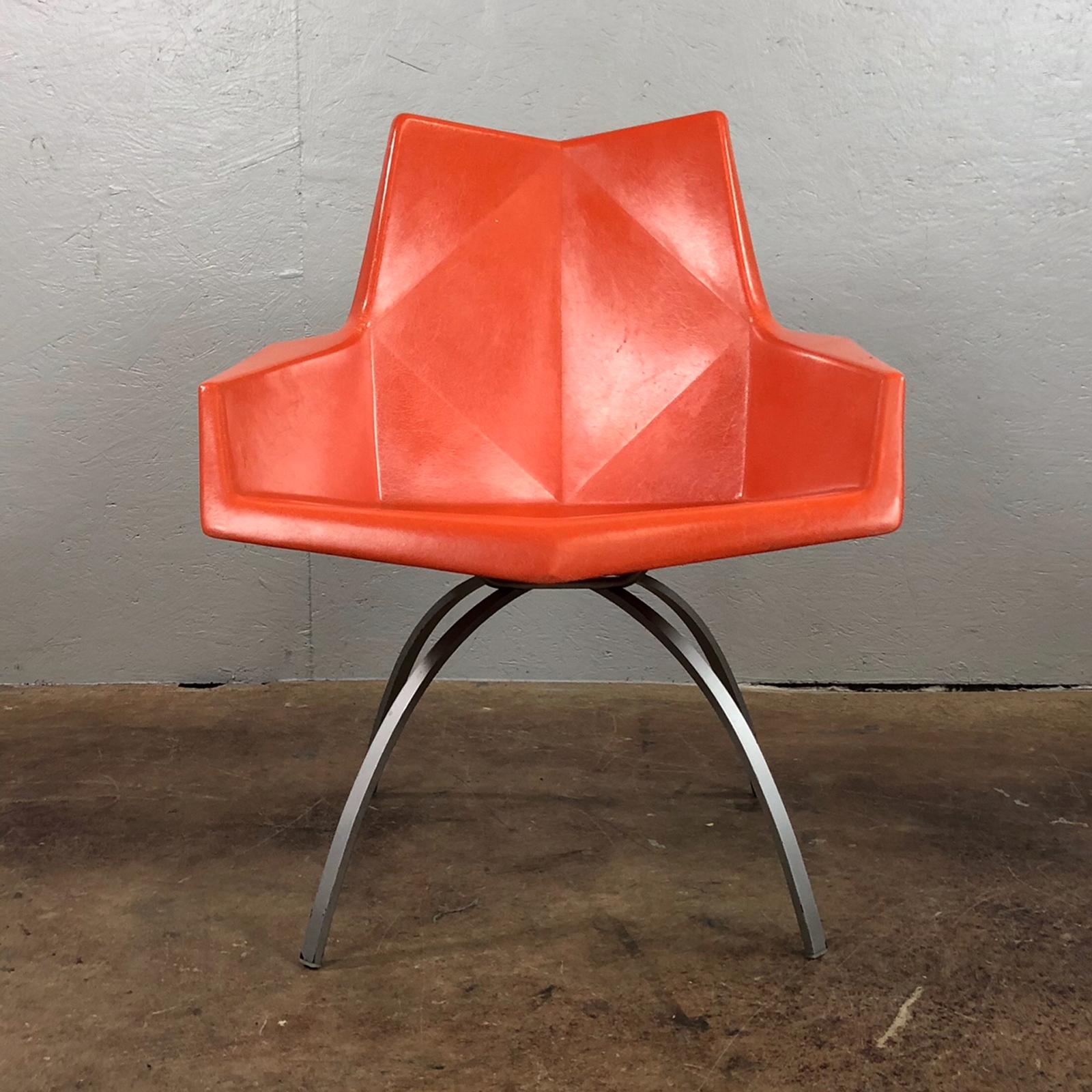 American Paul McCobb Origami Chair on a Spider Base