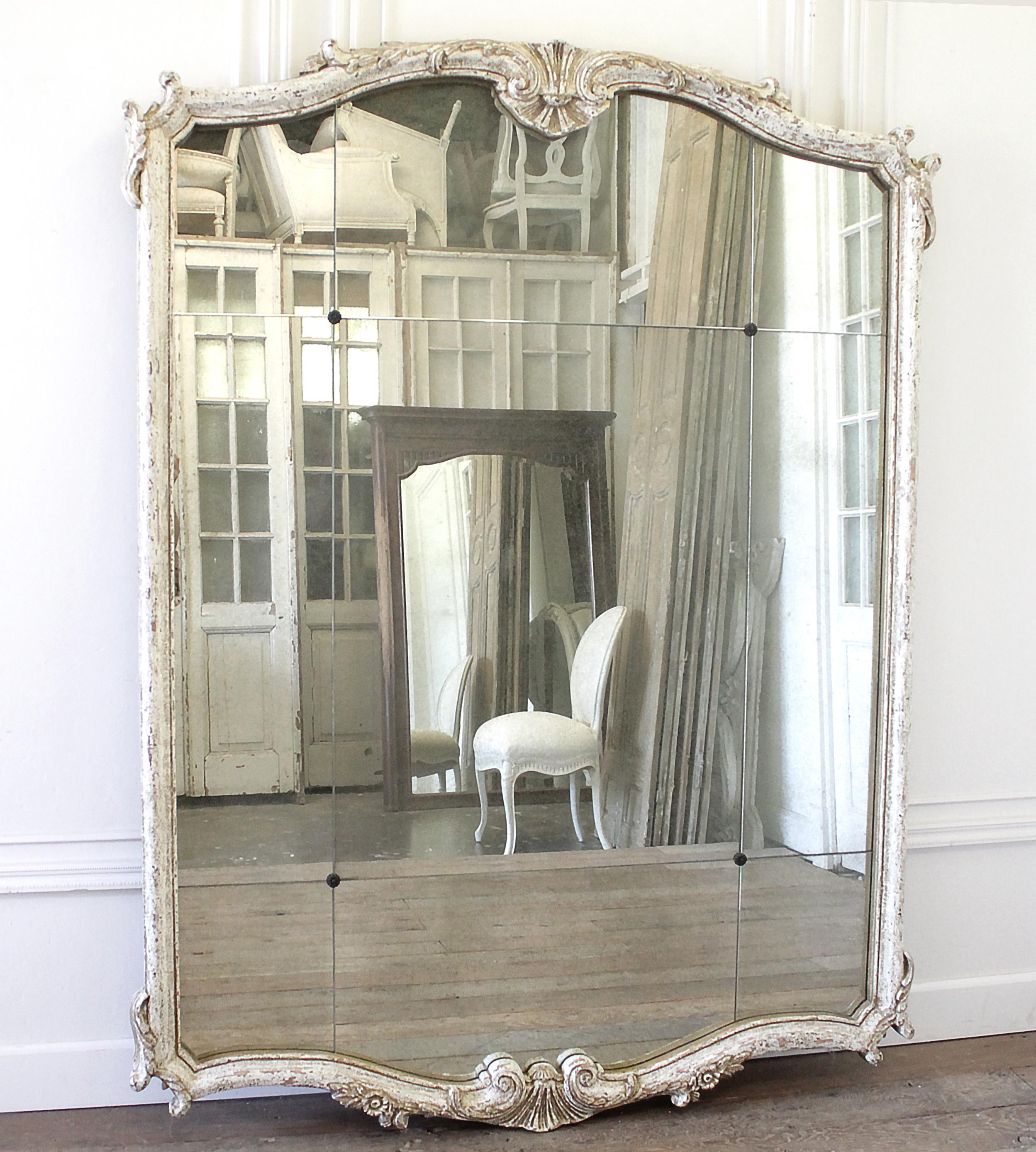 20th Century Vintage Decorative Mirror in Wood Frame