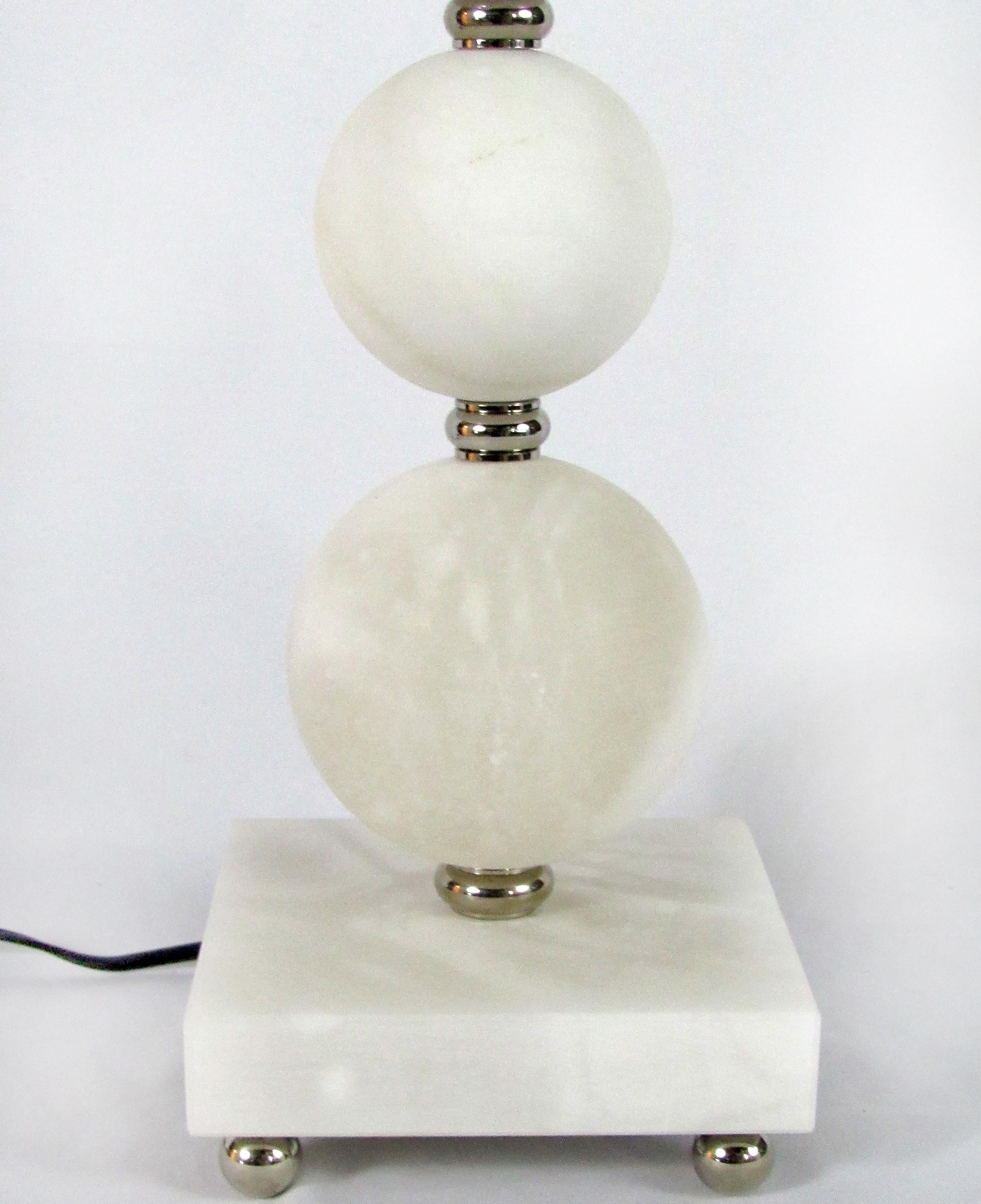  Laudarte Srl Leo Marai Alba Marble Table Lamp by Attilio Amato In Excellent Condition In Miami, FL