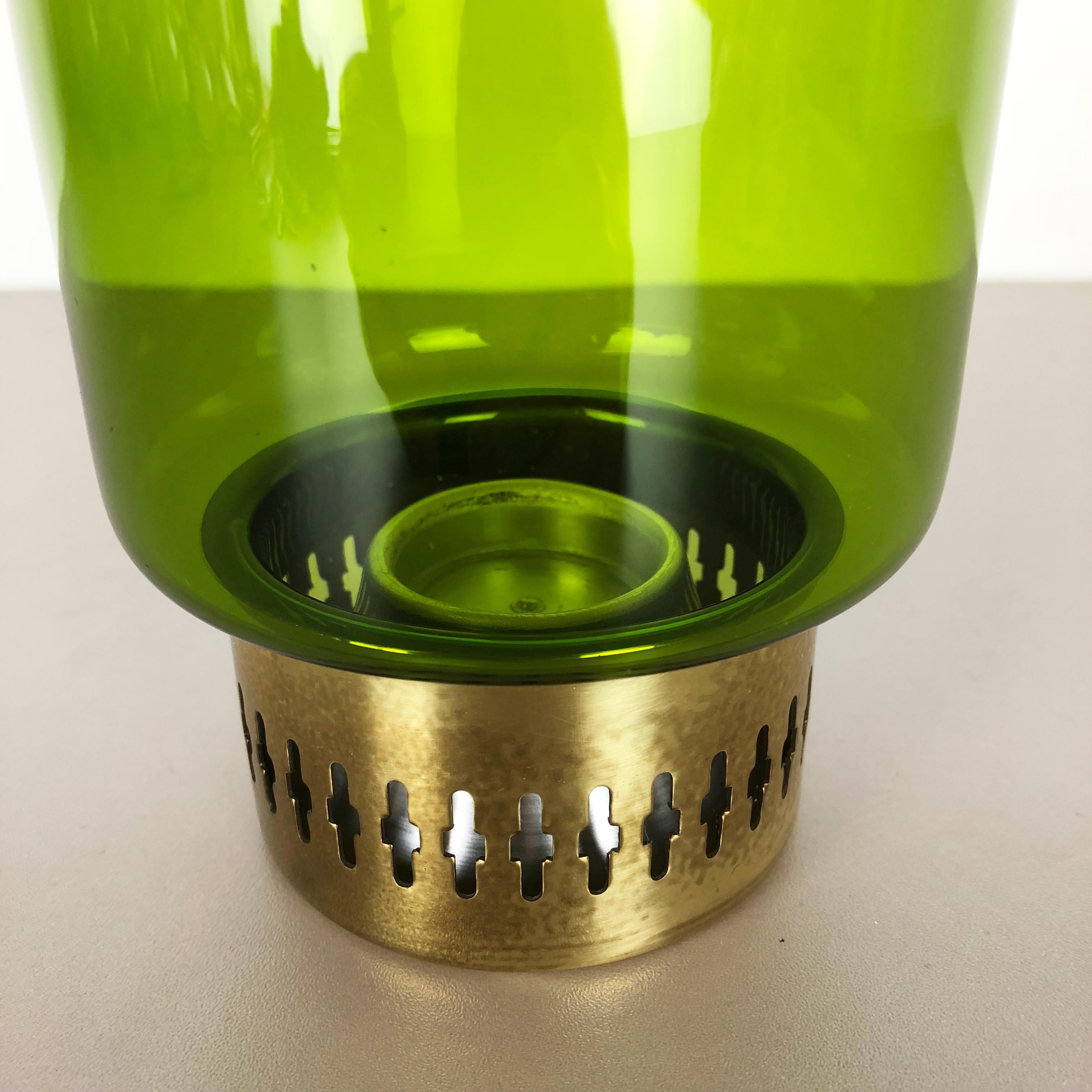 Swedish Vintage 1960s Brass Candleholder by Hans-Agne Jakobsson Made in Sweden