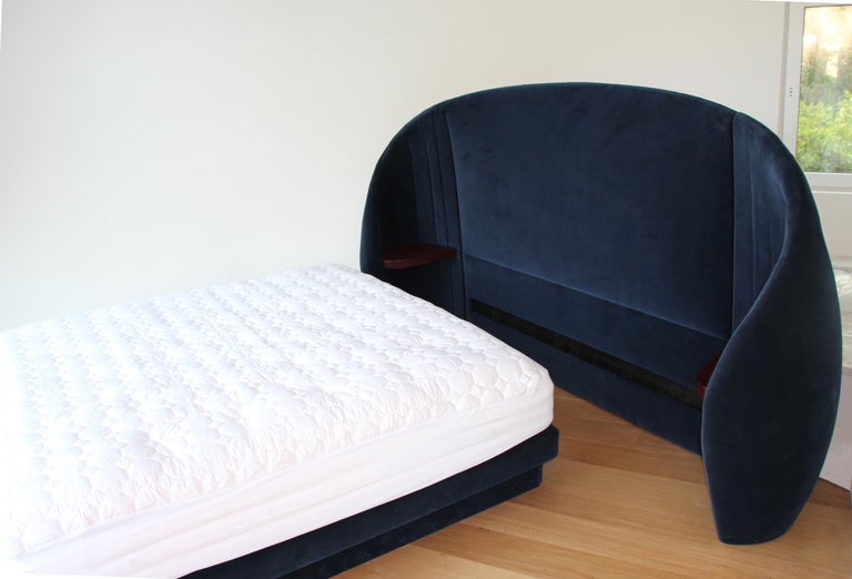 Shell Headboard in Upholstered Fabric For Sale at 1stdibs