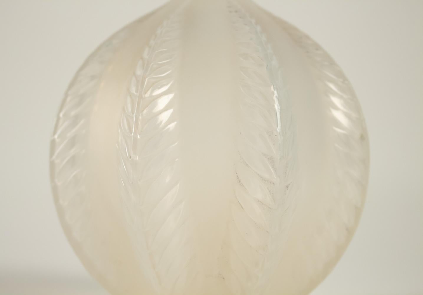 French Rene Lalique Opalescent Vase 