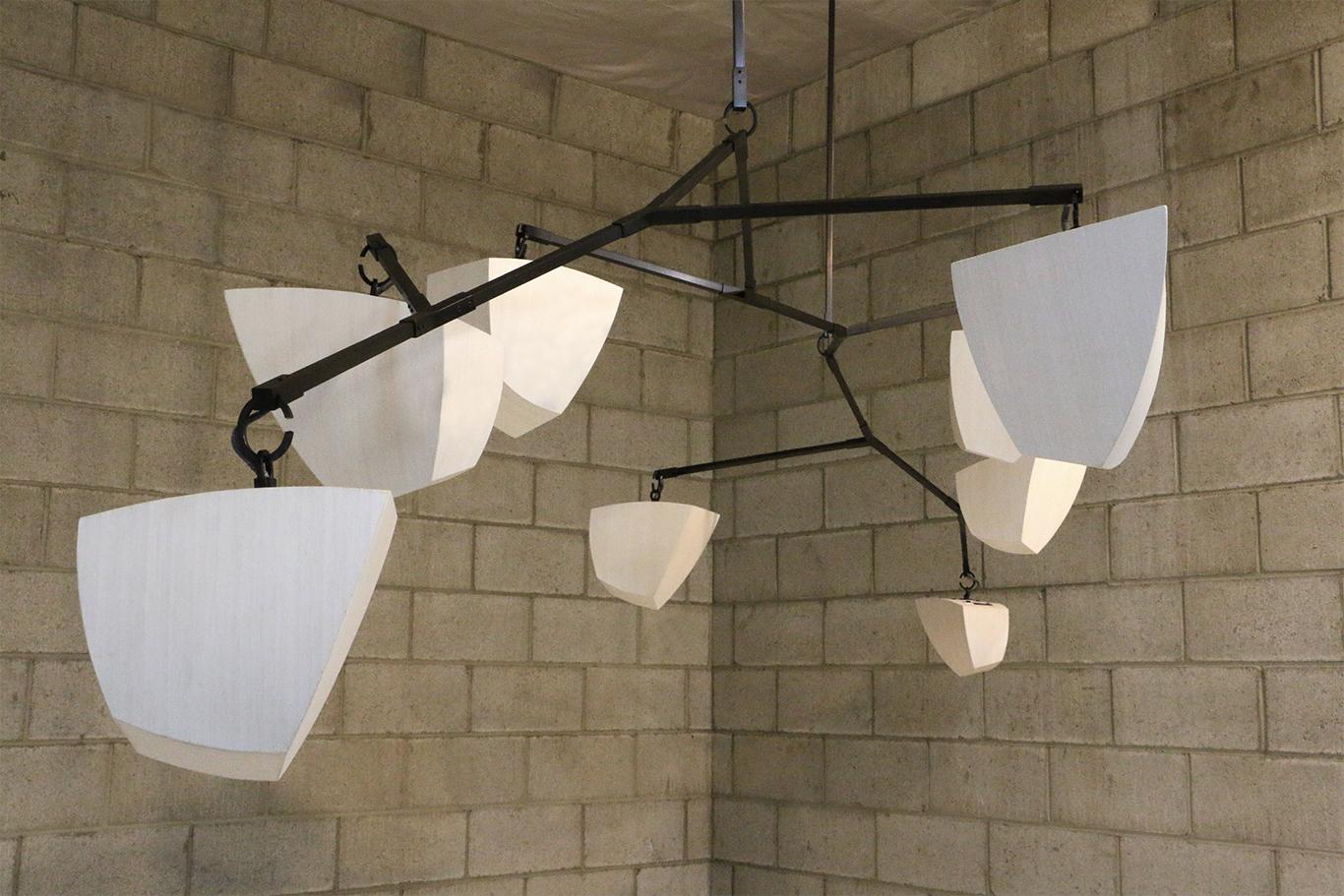 modern mobile chandelier